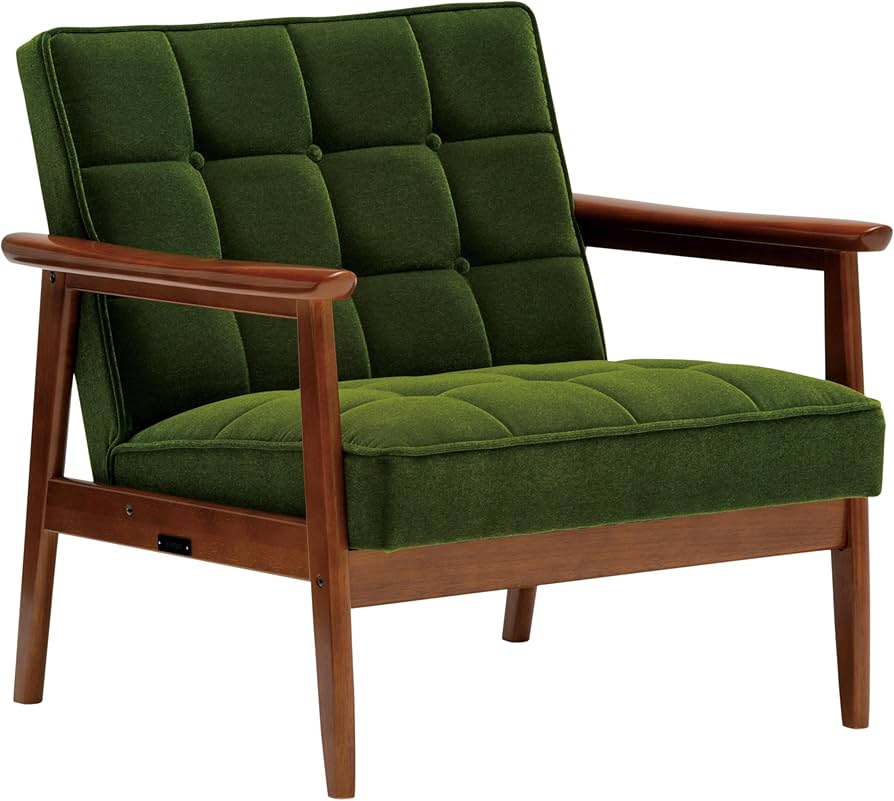 カリモク60 kチェア1人がけ　モケットグリーン【純正クッション付】 送料無料】カリモク60 Kチェア1シーターモケットグリーン